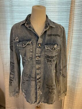 Zara Streetwear/Urban Denim Jacket